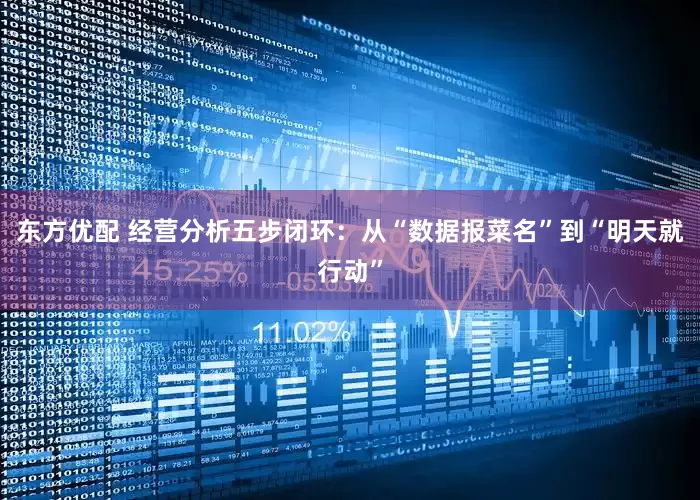 东方优配 经营分析五步闭环：从“数据报菜名”到“明天就行动”