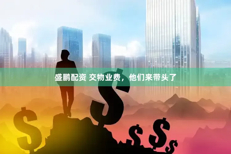 盛鹏配资 交物业费，他们来带头了